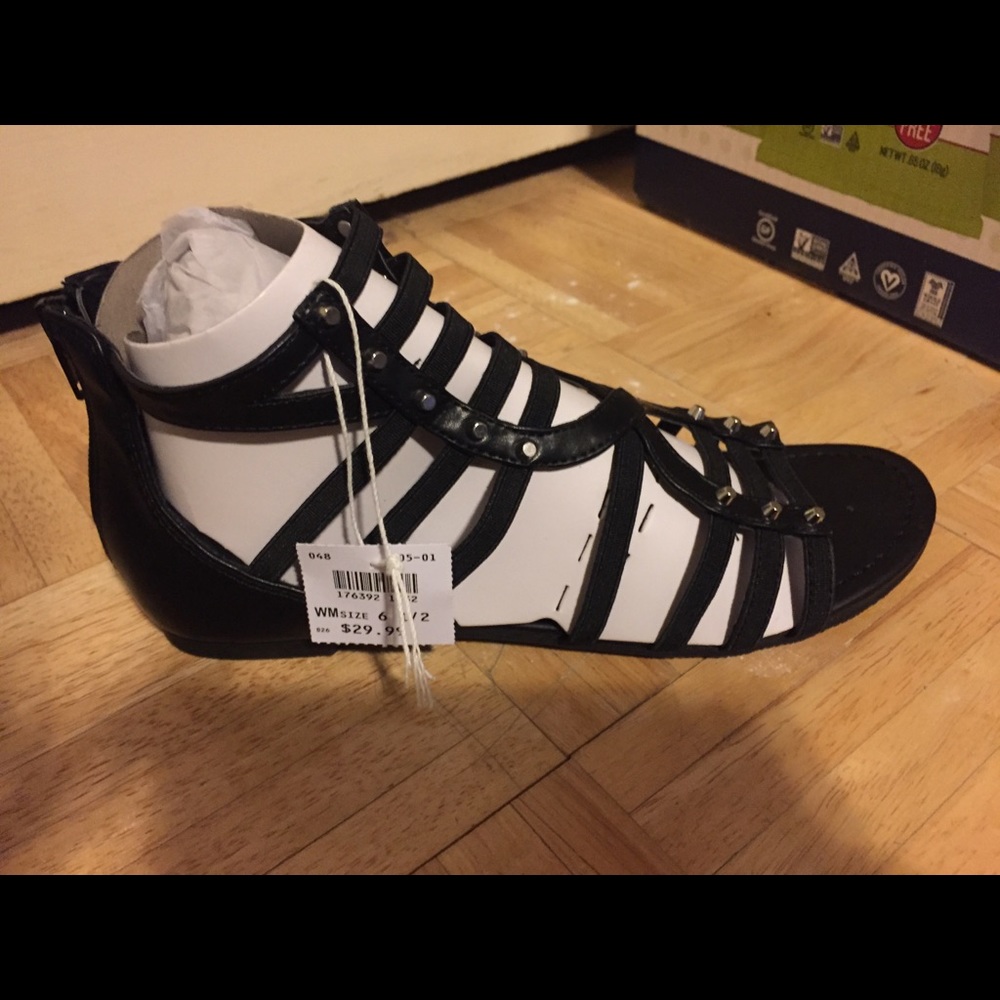 Studded gladiator sandal